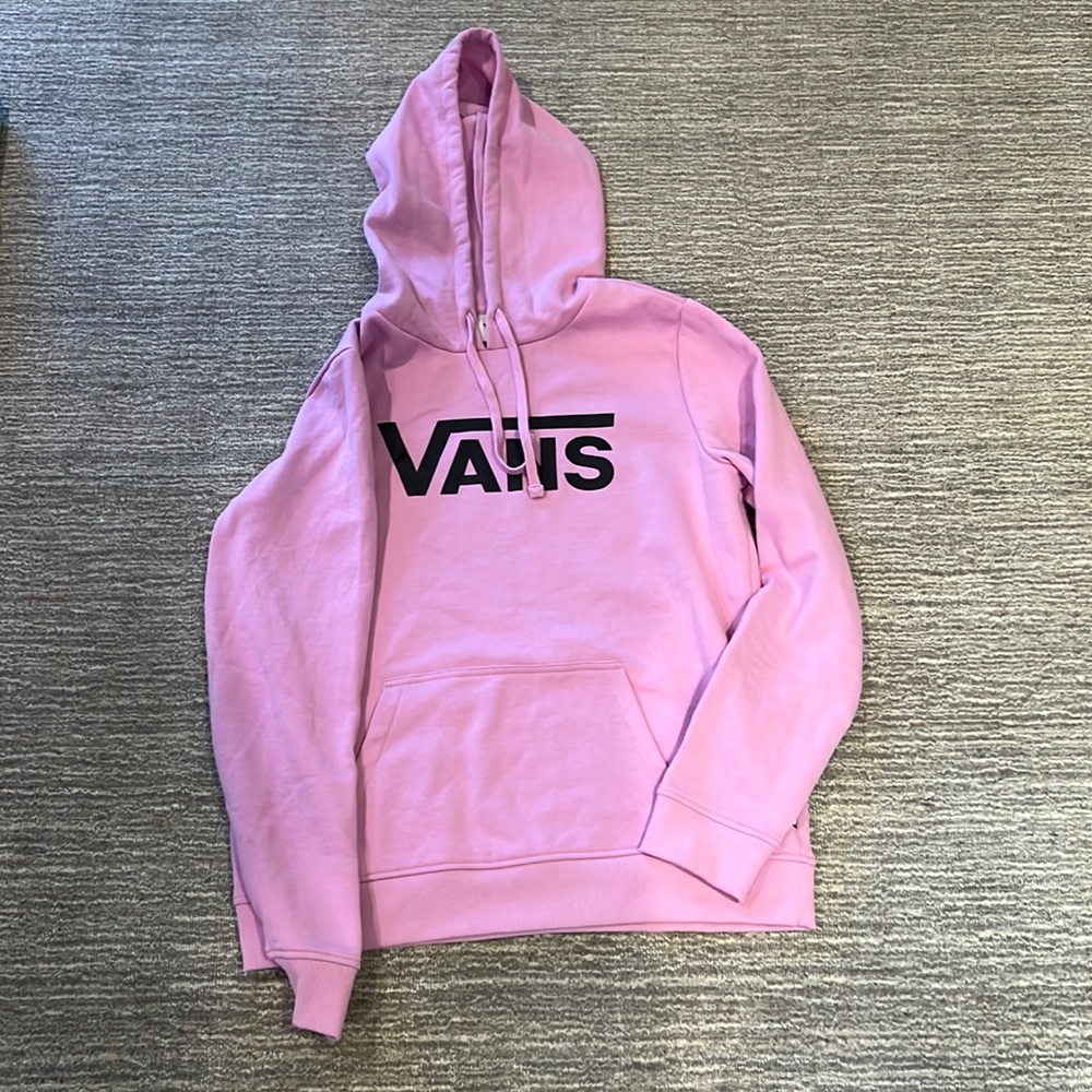 Size medium, pink/purple vans hoodie